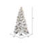 9' H Lighted Artificial Pine Christmas Tree