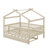 Wooden House Bed With Trundle-1561443510-1561443502