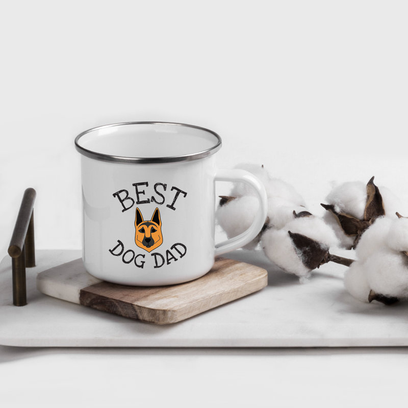 Grande tasse à café « Best Dog Dad », Berger allemand