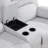 Bayside Light Gray Linen Manual Recling Loveseat-1669445984