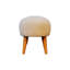 Banc rembourré en mélange de coton Joete