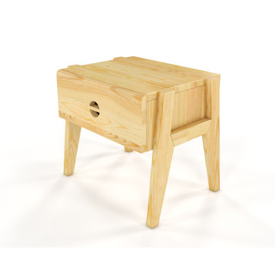 Eng 45cm W Manufactured Wood Bedside Table