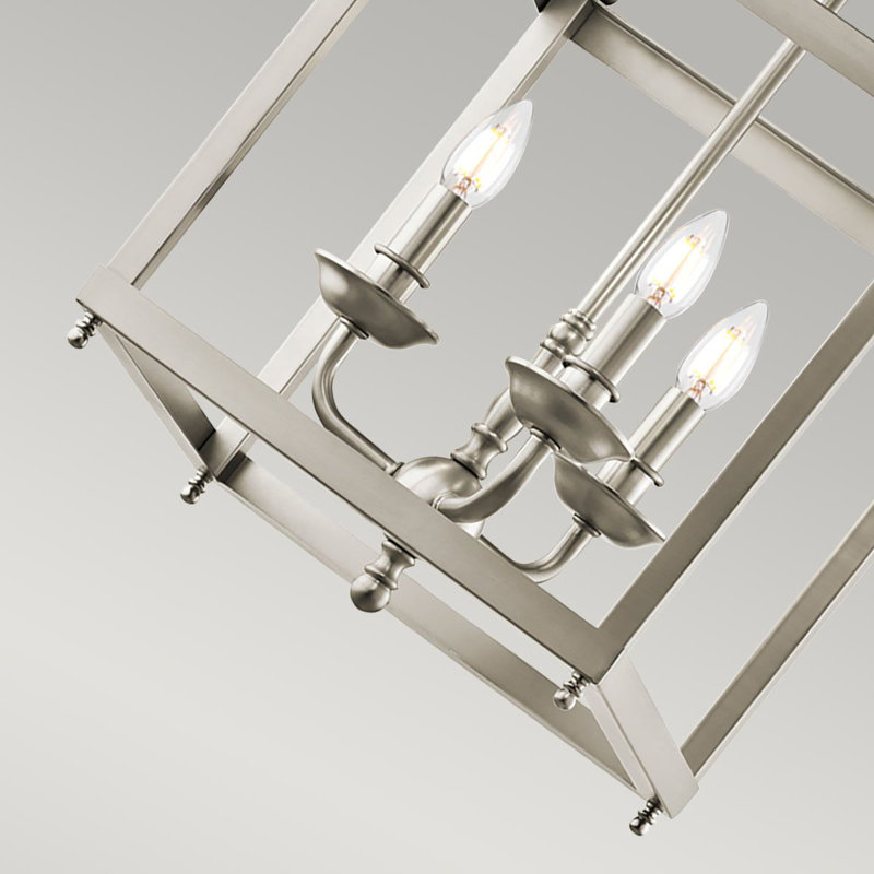 Larkin 3 - Light Lantern Pendant, Brushed Nickel