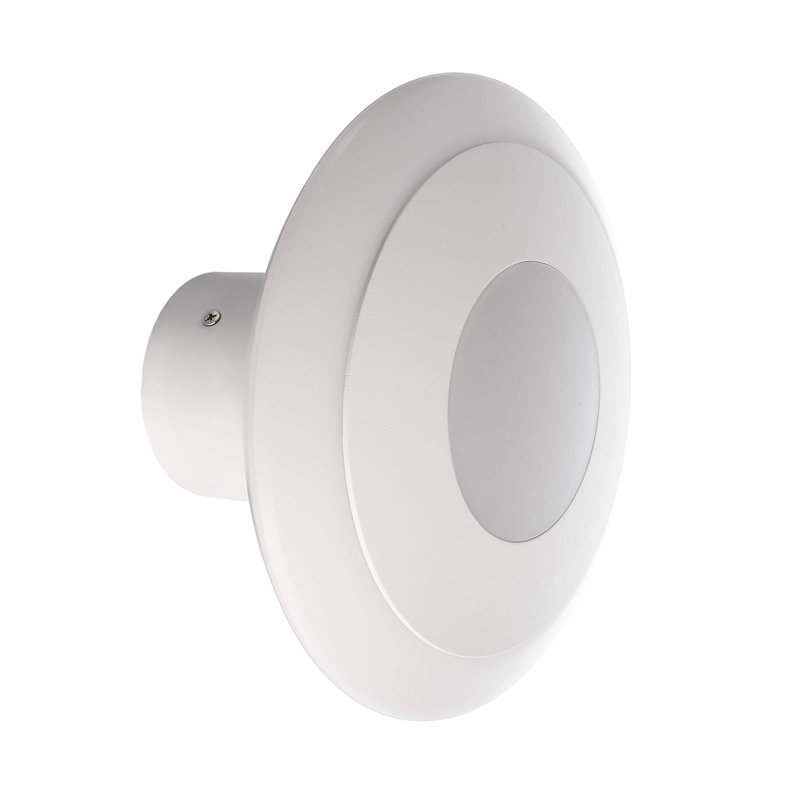 Bermuda Aluminium LED Armed Sconce, White