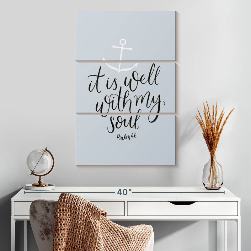 Tergel It Is Well With My Soul, H 32 po x l 20 po