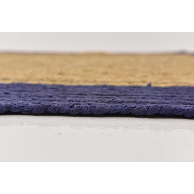 Tapis beige tressé à la main Ayako Southwestern, Rectangle 4 pi x 6 pi