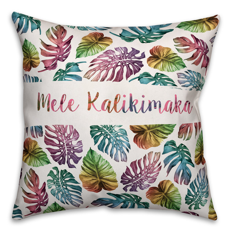 Floral Reversible Throw Pillow, Throw Pillow