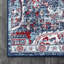 Tapis rouge / bleu marine Blakeley-604990215