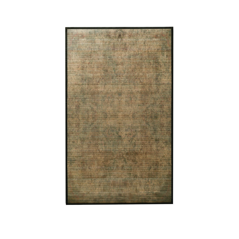 Tapis vert / doré