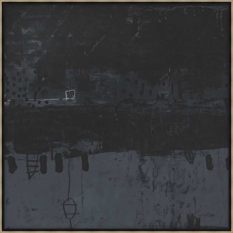 «Invert Abstract 2», reproduction d'art encadrée, H 56,25 po x l 56,25 po
