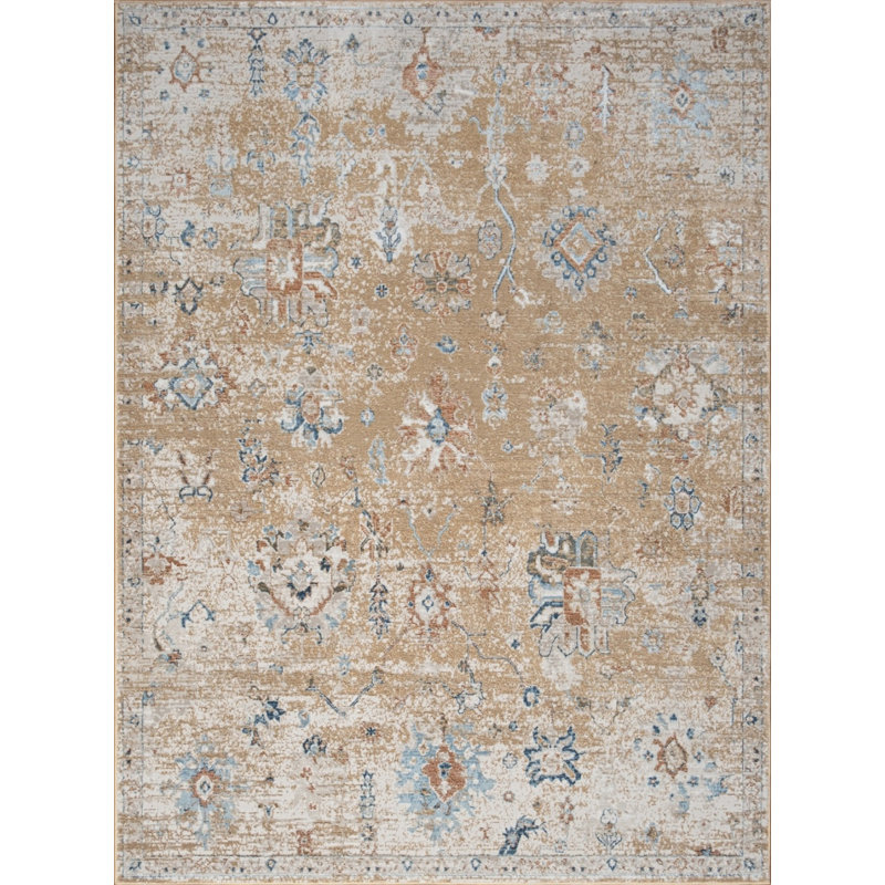 Hette Oriental Indoor Rug, Rectangle 5'3" x 7'3"