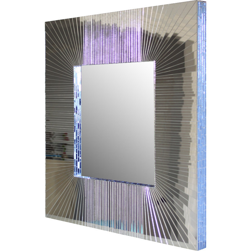 Chriopher Flat Wall Mirror, Mirrored