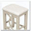Ensemble de table de salle à manger à hauteur de comptoir Farmhouse avec port USB-1412068111
