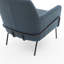 Fauteuil d'appoint rembourré avec accoudoirs