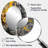 Bliss Of Happiness In Gray And Yellow - Gray Oval Wall Mirror Decor-1480460515