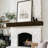 Fireplace Mantel Handmade Rustic Wood Mantel for Over Fireplace Wall Mounted Floating Mantle Shelves for Living Room Decor-616279377-616279388