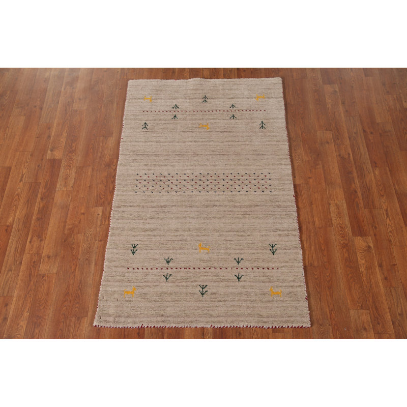Tapis oriental fait à la main Gabbeh 3 x 5