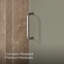 Elate Sliding Bath Door, 56-3/4-In H X 56-1/4 - 59-5/8-In W, With 1/4-In Thick Crystal Clear Glass-1666280273