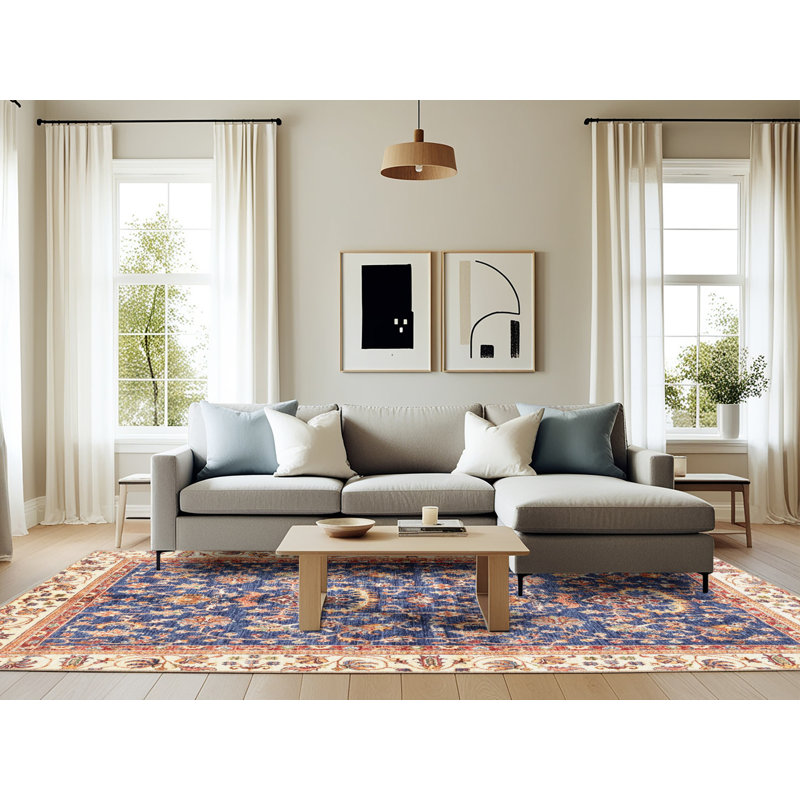 Tapis abstrait moderne 3254, Rectangle 6 pi x 9 pi