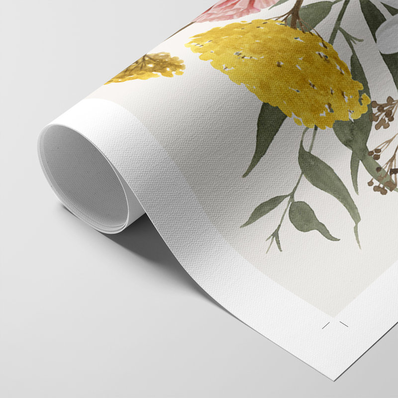 Arrosoir Bouquet II - Impression sur toile seulement - NON CADRE, H 12 po x l 8 po