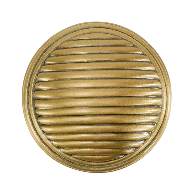 CAMBRIDGE ROUND KNOB, Museum Gold