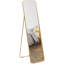 HOMCOM Full Length Mirror, Full Body, Curved Corners, 40x160 cm, Gold Tone