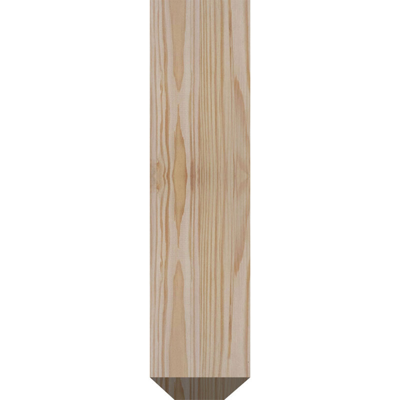 Support triple Ironcrest de 4 po Avery, Sapin de Douglas l 3 1/2 po x T 4 po (lisse), H 16 po x P 13 1/2 po