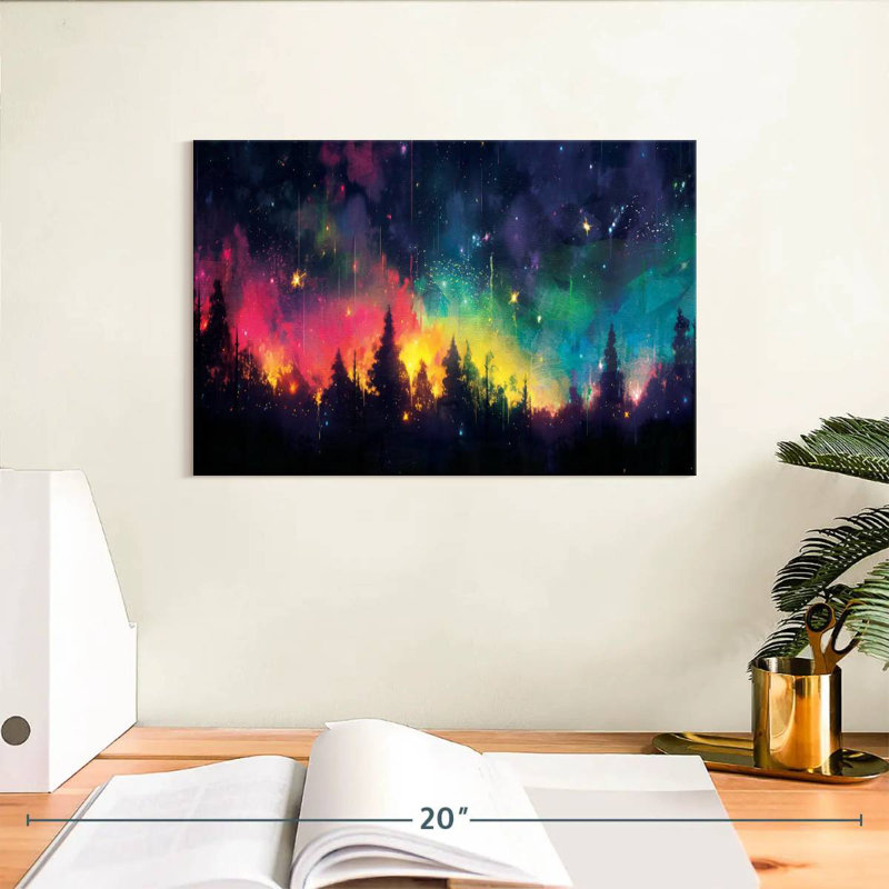 Kelan Rainbow Night Sky, 8" H x 12" W