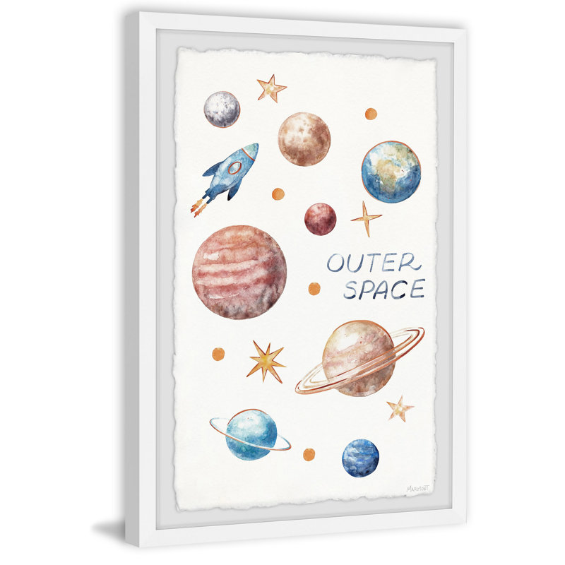 Garst Beyond Outer Space, reproduction encadrée, H 24 po x l 16 po x P 1,5 po