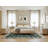 Machine Washable Overdyed Green Area Rug-1012185407