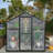 6X8 FT Greenhouse For Outdoors, Polycarbonate Greenhouse With Quick Setup Structure And Roof Vent, Aluminum Large Walk-In Greenhouse For Outside Garden Backyard-125096889-125096886