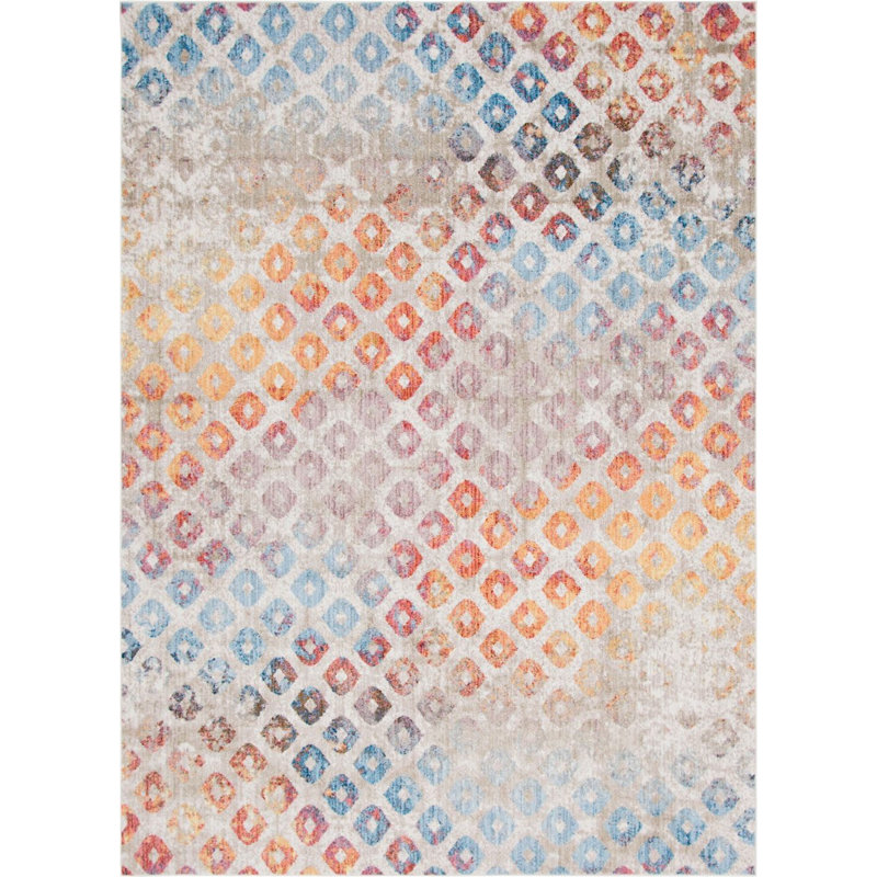 Corvena Abstract Indoor Rug, Rectangle 7' x 10'
