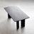Black Free form Solid Wood Dining Table-4197600