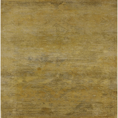 Tapis jaune à motif abstrait Austermann
