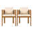 Coussin beige / structure naturelle est en rupture de stock