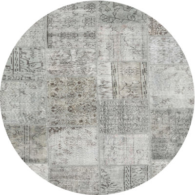 Tapis contemporain gris / beige
