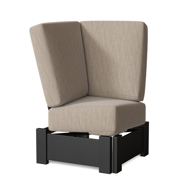 Chaise de patio avec coussins Cherin