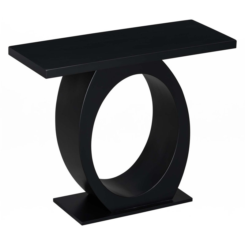 Console avec base en forme d'œuf