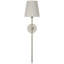 Thomas O'Brien Bryant 27" Cordless Tail Sconce with Linen Shade-15765244