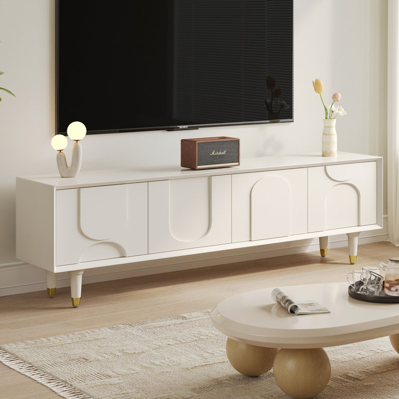 Meuble télé blanc, White