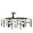 Fellman 6-Person Dining Set with Oval Table