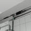 Porte de douche/baignoire coulissante double Fusion 56''-60''L x 57''H, encadrée, en nickel brossé avec verre clair 5/16''-97178881