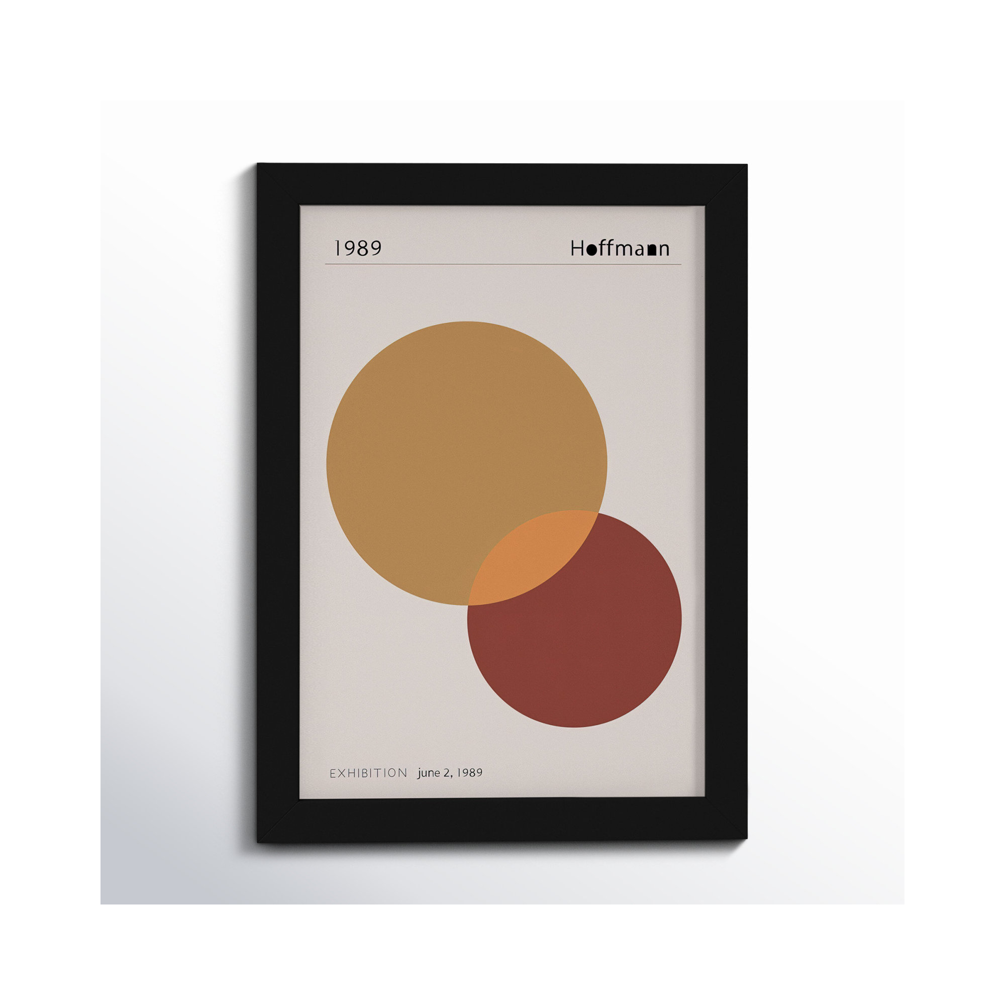 1989 Hoffman by 1x Studio II, 13.2" H x 9.56" W x 0.88" D, Black