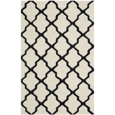 Cannen Hand Tufted Wool Geometric Rug