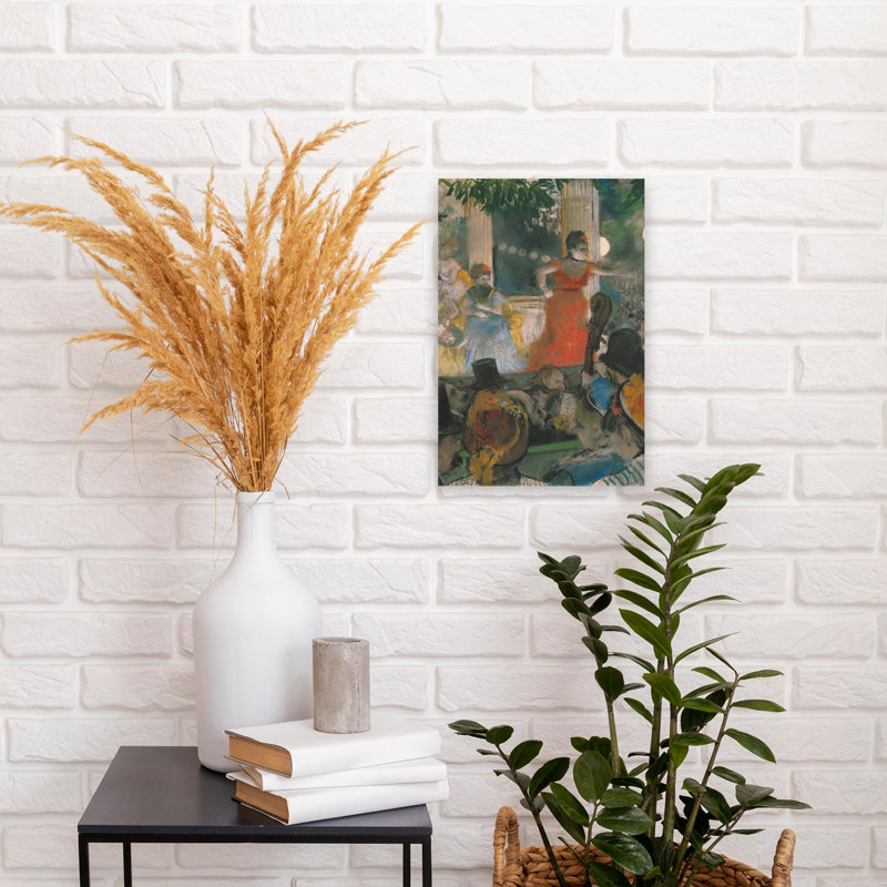Cafe Concert At Les Ambassadeurs, 1876-77 Abstract Contemporary City Architecture Wall Art Print, 45.72cm H x 30.48cm W