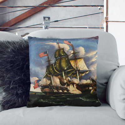 The Constitution and the Guerriere Scatter Cushion