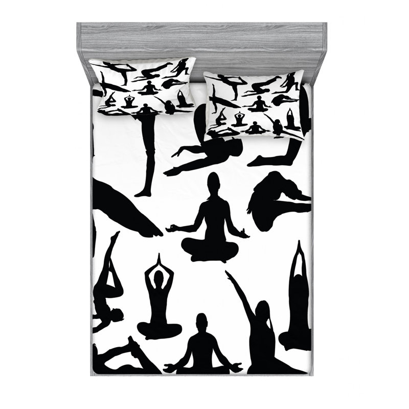 Microfiber Sheet Set, Full Sheet Set with Fitted Sheet