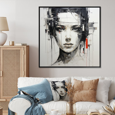 «Robotic Minimalisme Portrait III», reproduction sur toile