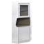 Armoire en aluminium avec 1 tablette, pour 2 tablettes pratiques