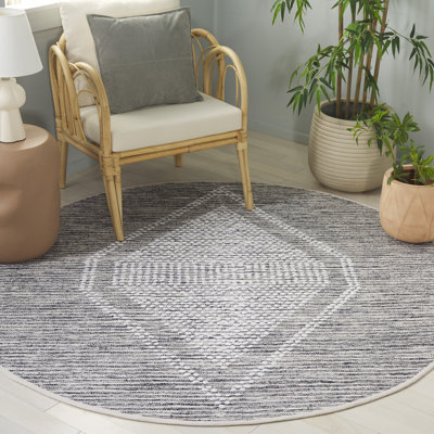 Tapis noir / ivoire Jasone 980